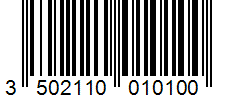Barcode 3502110010100