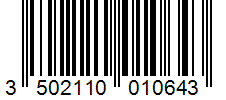 Barcode 3502110010643