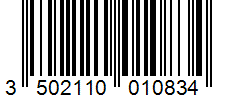 Barcode 3502110010834