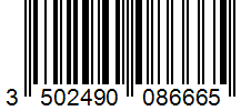 Barcode 3502490086665
