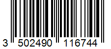 Barcode 3502490116744