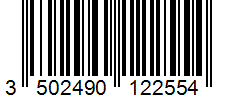 Barcode 3502490122554