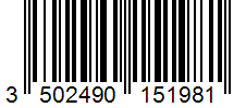 Barcode 3502490151981
