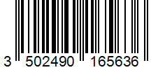 Barcode 3502490165636
