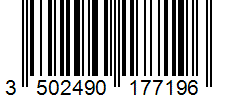 Barcode 3502490177196
