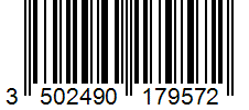 Barcode 3502490179572