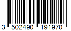 Barcode 3502490191970