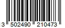 Barcode 3502490210473