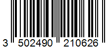 Barcode 3502490210626