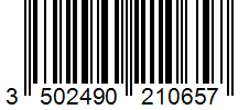 Barcode 3502490210657