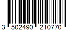 Barcode 3502490210770