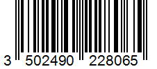 Barcode 3502490228065