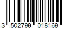 Barcode 3502799018169