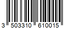 Barcode 3503310610015