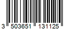 Barcode 3503651131125