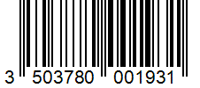 Barcode 3503780001931