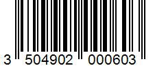 Barcode 3504902000603