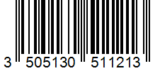 Barcode 3505130511213