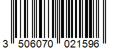 Barcode 3506070021596