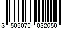 Barcode 3506070032059