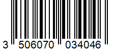 Barcode 3506070034046