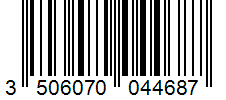 Barcode 3506070044687