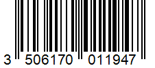 Barcode 3506170011947