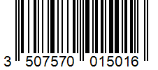 Barcode 3507570015016