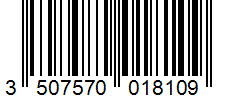 Barcode 3507570018109