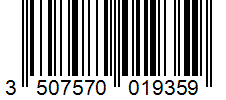 Barcode 3507570019359