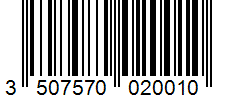 Barcode 3507570020010