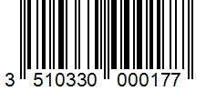 Barcode 3510330000177