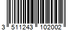 Barcode 3511243102002
