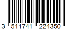 Barcode 3511741224350