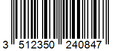 Barcode 3512350240847