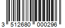 Barcode 3512680000296