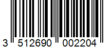 Barcode 3512690002204