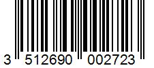 Barcode 3512690002723