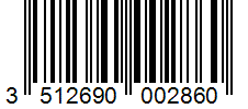Barcode 3512690002860