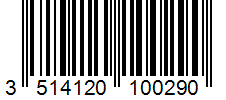 Barcode 3514120100290