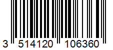 Barcode 3514120106360