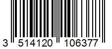 Barcode 3514120106377