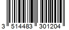 Barcode 3514483301204
