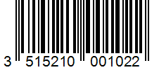 Barcode 3515210001022