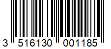 Barcode 3516130001185