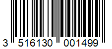 Barcode 3516130001499