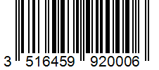 Barcode 3516459920006