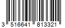 EAN Barcode for 3516641813321