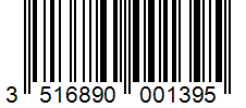 Barcode 3516890001395