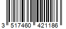 Barcode 3517460421186